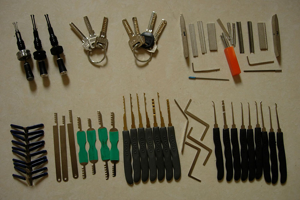 组合套装工具,民用开锁工具,万能钥匙,开锁工具,goso
